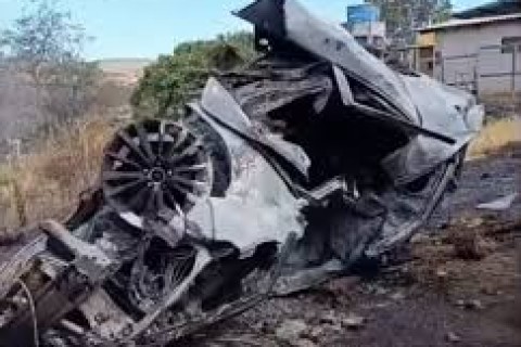 CRATO - Duas pessoas morrem após acidente de carro na CE-386 no Crato