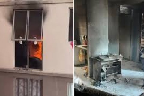 FORTALEZA - Homem é preso após atear fogo em apartamento com companheira dentro em Fortaleza