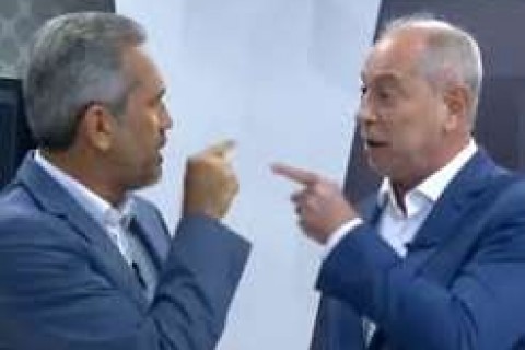 POLITICA - Debate entre Ciro e Elmano tem clima acirrado, acusação de mentiroso e dedo apontado na cara