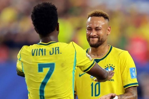 COPA 2026 - Com dois gols de Vini Jr e volta de Neymar, Brasil bate a Escócia e avança ao mata-mata da Copa