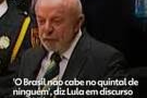 POLITICA -  Lula discursa na ONU e defende soberania do Brasil: 'Não cabe no quintal de ninguém'