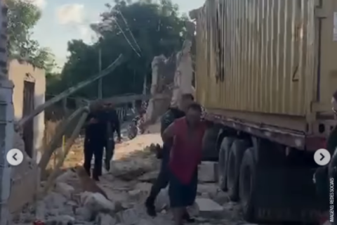 QUIXADÁ -  Exame confirma que motorista que derrubou arco do Açude Cedro estava alcoolizado