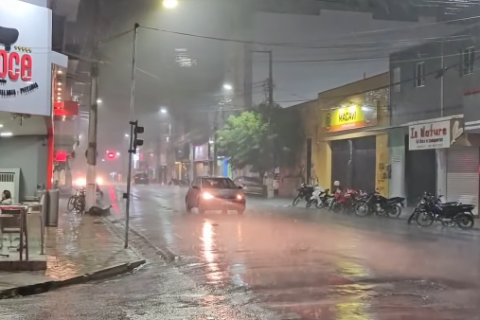 QUIXADÁ - Quixadá registra a segunda maior chuva do estado nas últimas 24h