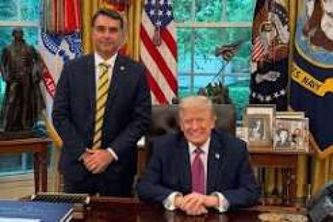 ENTREGUISMO - “Traidores da pátria”: Itamaraty expõe Flávio Bolsonaro em tarifaço de Trump