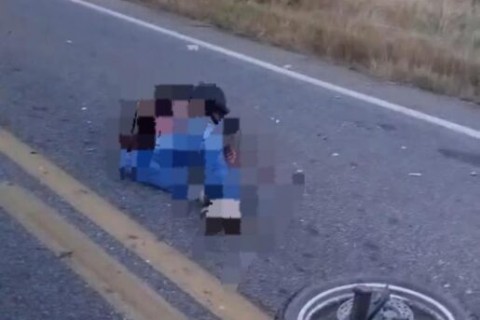 ACIDENTE FATAL - Motociclista morre após bater contra vaca na rodovia entre Mombaça e Mineirolândia