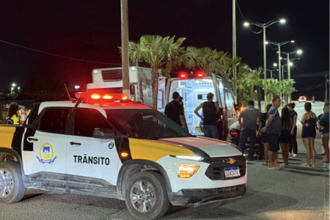 QUIXADÁ - Acidente de trânsito entre motocicletas é registrado na noite desta quinta (30), em Quixadá
