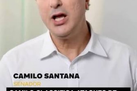 MENSAGEM - Camilo pede que eleitor de Lula não vote em Ciro e associa adversário a Flávio Bolsonaro
