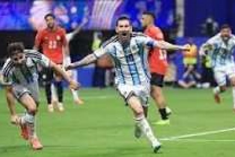 FUTEBOL - Argentina alcança virada histórica contra o Egito e vai às quartas da Copa