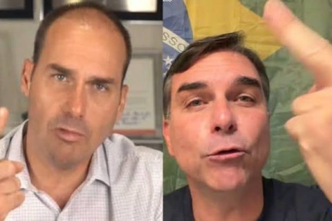 POLITICA - Eduardo diz que Flávio Bolsonaro usará Milei para constranger Moraes e ataca: “trambiqueiro”