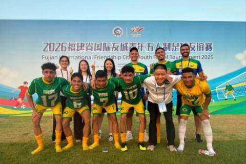 FUTSAL INTERNACIONAL - IFCE conquista torneio de futebol na China com estudante de Quixadá sendo o artilheiro da competição